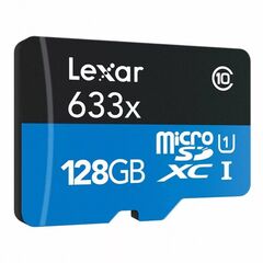 Карта памяти Lexar microSDHC 128GB Class 10 4K, фото 1