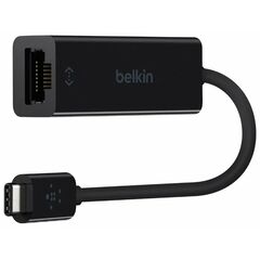 Адаптер Belkin USB-C Gigabit Ethernet Adapter, 0.15m, black, фото 1