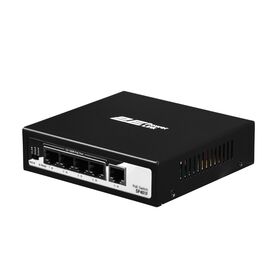 Коммутатор 2E PowerLink SP401F 4xFE PoE+, 1xFE Uplink, 55Вт, неуправляемый, фото 1