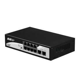Коммутатор 2E PowerLink SP802F 8xFE PoE+, 2xFE Uplink, 96Вт, неуправляемый, фото 1
