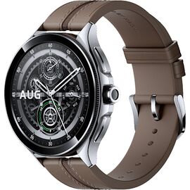 Xiaomi Watch 2 Pro 4G Silver (Brown Leather Strap), фото 1