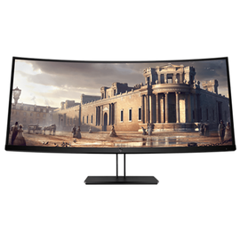 HP - 38" Z38c Curved Monitor, IPS, 5mc, 60Hz, UHD (3840x2160), HDMI, DisplayPort, TypeC, Silver, фото 1