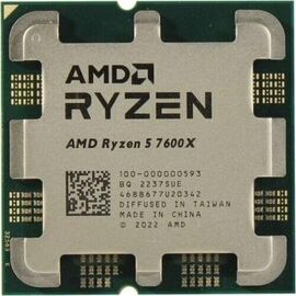 AMD Ryzen™ 5 Raphael 7600X - 4.7 GHz, 6 cores/12 threads, GPU, AM5 (100-100000593), oem, фото 1