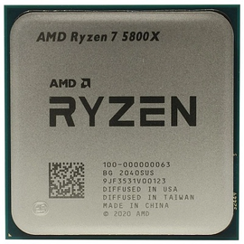 AMD Ryzen™ 7 Vermeer 5800X - 3.8 GHz, 8 cores/16 threads, No GPU, AM4 (100-000000063), oem, фото 1