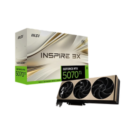 MSI - 16GB GeForce RTX5070Ti INSPIRE 3X OC, фото 1