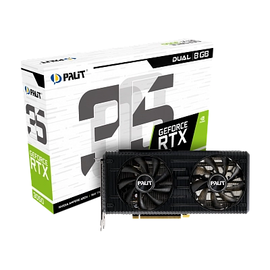 Palit - 8GB GeForce RTX3050 DUAL GDDR6 128bit, фото 1