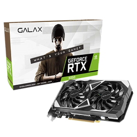 Galax - 6GB GeForce RTX3050 A76L Black EX GDDR6 (G-A76LB-35NRLDMD9OEX-GALG), фото 1