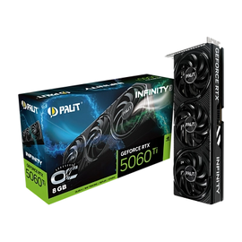 Palit - 8GB GeForce RTX5060Ti INFINITY 3 GDDR7 128bit 3-DP HDMI, фото 1