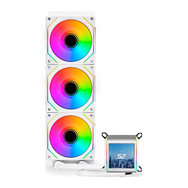 Lian Li Galahad II LCD 360 White, фото 1