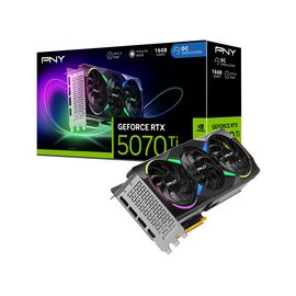 Видеокарта PNY GeForce RTX 5070 Ti XLR8 Gaming EPIC-X RGB 16GB GDDR7 (VCG5070T16TFXXPB1), фото 1