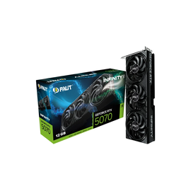 Видеокарта Palit GeForce RTX 5070 Infinity 3 OC 12GB GDDR7 (NE75070S19K9-GB2050S), фото 1
