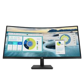 Изогнутый монитор 34" HP P34hc G4 (21Y56AA) VA WQHD (3440x1440) 100Hz 5ms HDMI DisplayPort USB Type-C HAS Black, фото 1