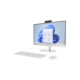 Моноблок HP 27-cr0156nh (VA3) (Intel Core i7-1355U / DDR4 8GB / SSD 512GB / 27" FHD IPS / Intel Iris Xe Graphics / No DVD / key + mouse / NoOS / RU) White (A9VA3EA), фото 1