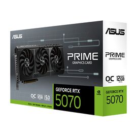 Видеокарта ASUS Prime GeForce RTX 5070 OC Edition 12GB GDDR7 (PRIME-RTX5070-O12G / 90YV0M10-MVAA00), фото 1