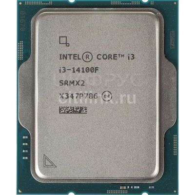 Купить Intel Core i3-14100F (2.5 ГГц, 12 МБ, LGA1700, Raptor Lake