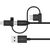Кабель Belkin USB-A TO MICRO USB/LTG/USB-C, 4, CHRG/SYNC CABLE (F8J050bt04-BLK), фото 1