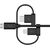 Кабель Belkin USB-A TO MICRO USB/LTG/USB-C, 4, CHRG/SYNC CABLE (F8J050bt04-BLK), фото 6