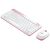 Клавиатура и мышь Logitech MK240 Nano White-Red, фото 2