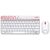 Клавиатура и мышь Logitech MK240 Nano White-Red, фото 1