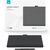 Графический планшет Huion 10.5&quot;x6.25&quot; Inspiroy Frego M, Bluetooth, USB-C, черный L-610, фото 4