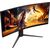 Игровой изогнутый монитор 34" AOC Gaming CU34G4/01 VA UWQHD (3440x1440) 180Hz 0.5ms HDMI DisplayPort Black, фото 2