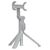 Монопод для селфи Xiaomi Mi Bluetooth Selfie Stick Tripod Серый (SKU:FBA4071US)XMZPG01YM, фото 9