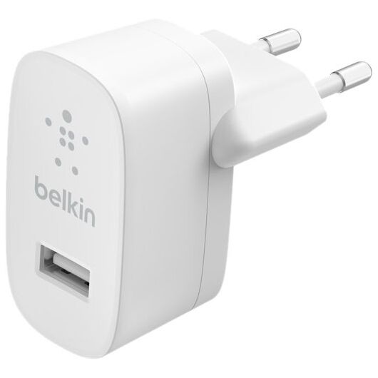 Сетевое ЗУ Belkin SINGLE USB-A WALL CHARGER, 12W, White, фото 3