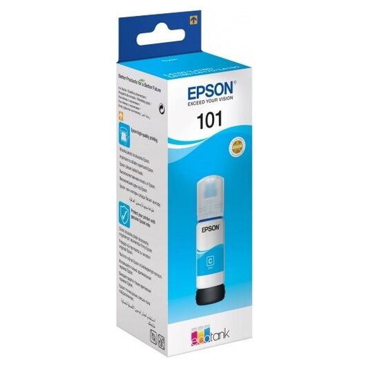 Чернила Epson 101 EcoTank Ink Bottle Cyan (C13T03V24A), фото 2