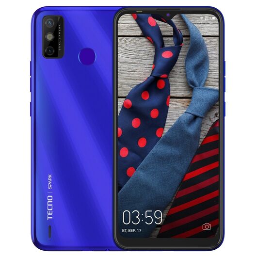 Смартфон Tecno Spark 6 Go 2/32Gb Aqua Blue, фото 1