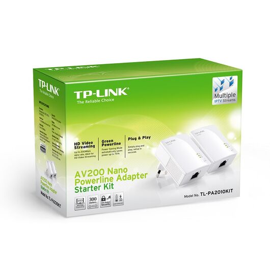 Комплект адаптеров Powerline TP-LINK TL-PA2010KIT, фото 6