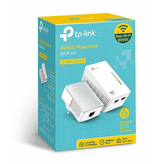 Wi-Fi+Powerline адаптер TP-LINK TL-WPA4220KIT, фото 3