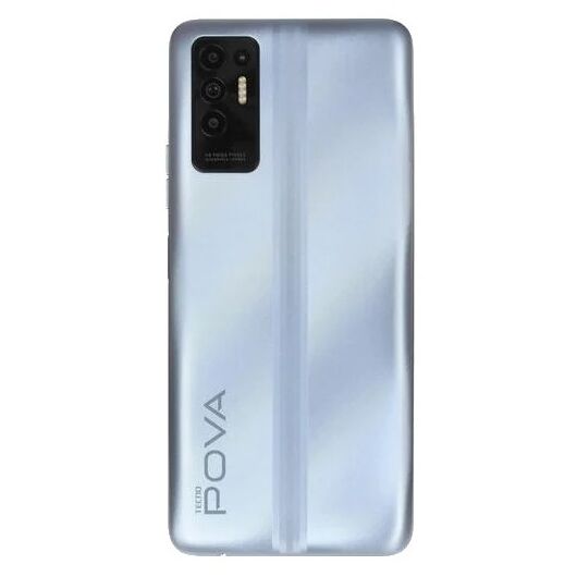 Смартфон TECNO Pova 2 4/128GB Polar Silver, фото 3