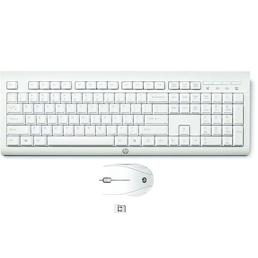 Беспроводная клавиатура и мышь HP C2710 White, фото 2