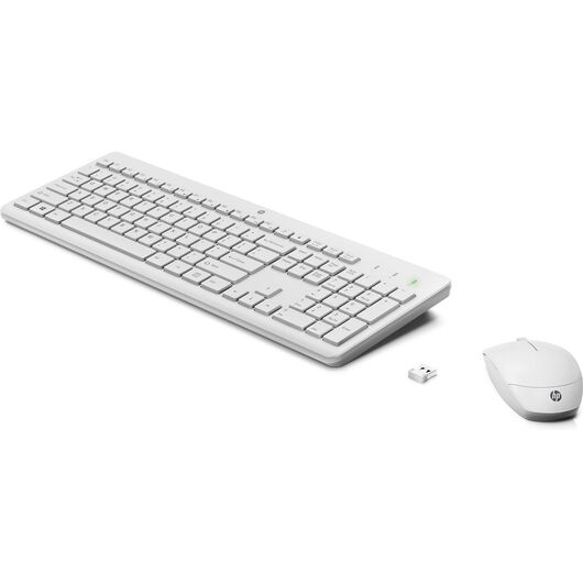 Беспроводная клавиатура и мышь HP 230 White, фото 2