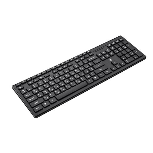 Беспроводная клавиатура 2E KS210 Slim WL Black, фото 2