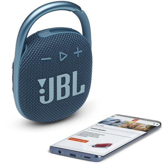 Портативная акустика JBL Clip 4 Blue, фото 17