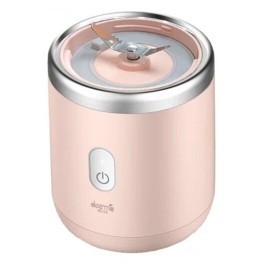 Портативный блендер Xiaomi Deerma Mini Juice Blender (DEM-NU05) Розовый, фото 11