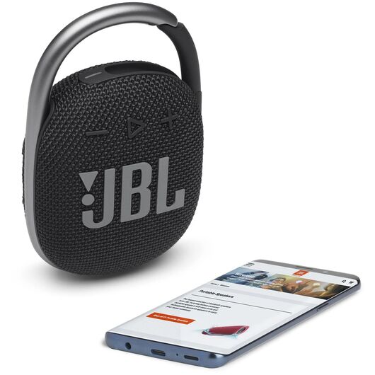 Портативная акустика JBL Clip 4 Black, фото 9