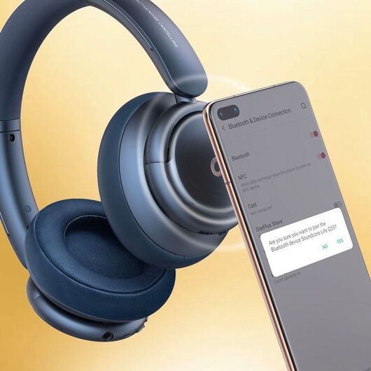 Беспроводные наушники Anker Soundcore Life Q35 Blue, фото 15