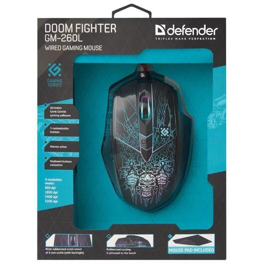 Мышь Defender Doom Fighter GM-260L, фото 5