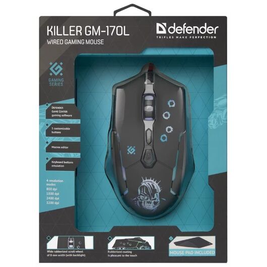 Мышь Defender Killer GM-170L, фото 4