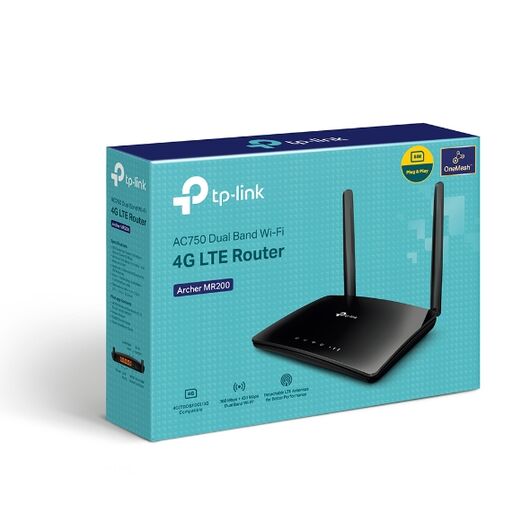 Wi‑Fi роутер AC750 Двухдиапазонный 4G LTE Archer MR200, фото 3