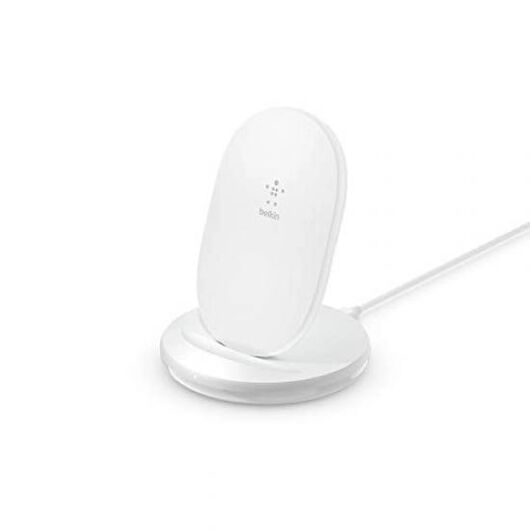 Беспроводное зарядное устройство Belkin Stand Wireless Charging Qi, 15W, white, фото 2
