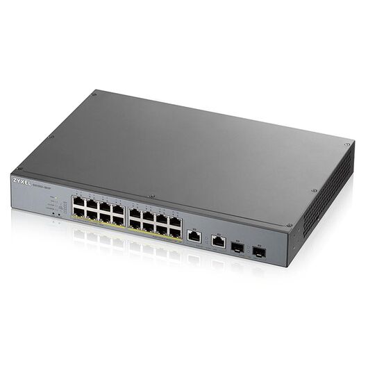 Коммутатор ZyXEL GS1350-18HP 16-PoE Smart 18-ports, GS1350-18HP-EU0101F, фото 1