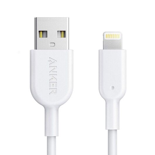USB кабель Anker Powerline II with lightning connector 3ft C89, белый, фото 9