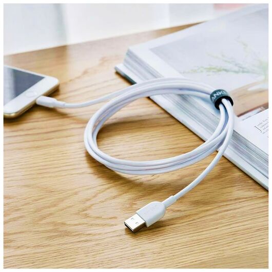 USB кабель Anker PowerLine III USB-C to Lightning 2.0 Cable 6ft White, фото 2