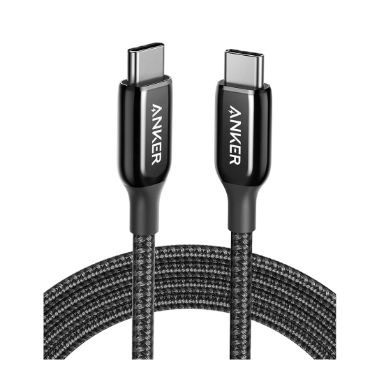 USB кабель Anker PowerLine+ III USB-C to USB-C 2.0 Cable Black, фото 1