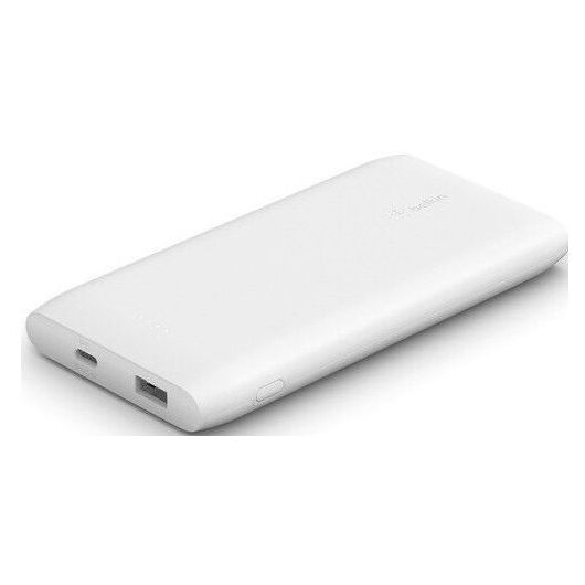Портативное зарядное устройство Power Bank Belkin 10000mAh 18W USB-A, USB-C White (BPB001BTWH), фото 2