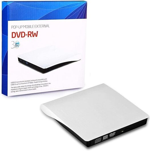 Pop-up Mobile External USB 3.0 External CD/DVD-RW DVD Writer Drive, фото 1