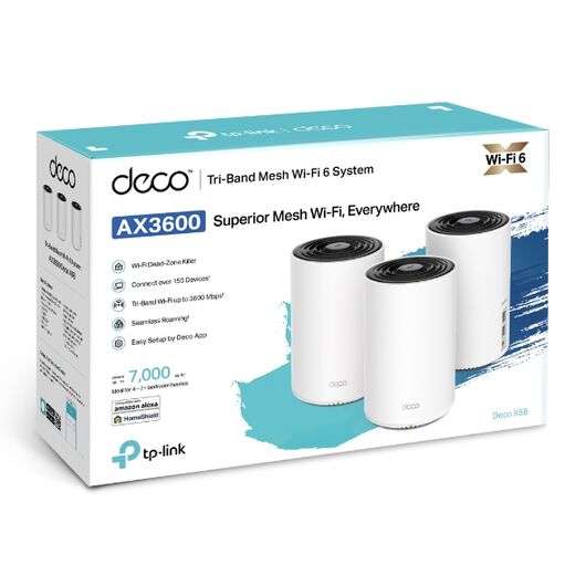 Wi-Fi Mesh система TP-LINK Deco X68 (3-pack), фото 3